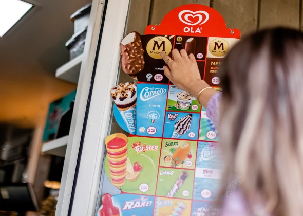 Gepersonaliseerde OLA-ijskaart