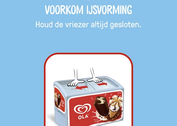 Voorkom ijsvorming
