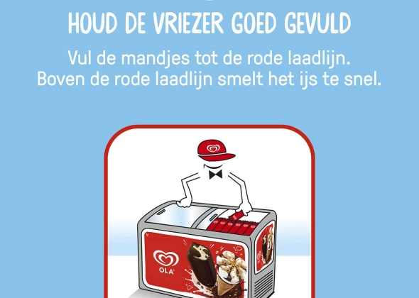 Houd de vriezer goed gevuld