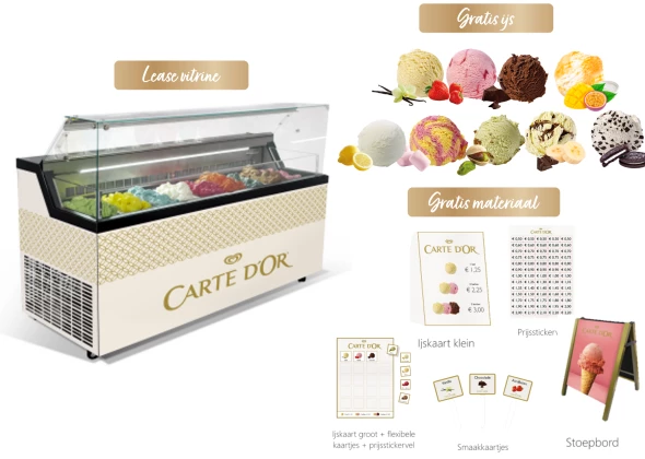 Lease: Carte d'Or 9-baks vitrine